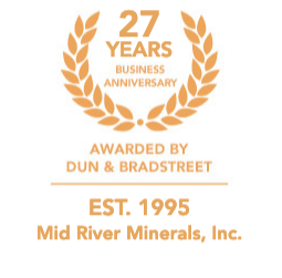 anniversary badge 27 - mid river minerals